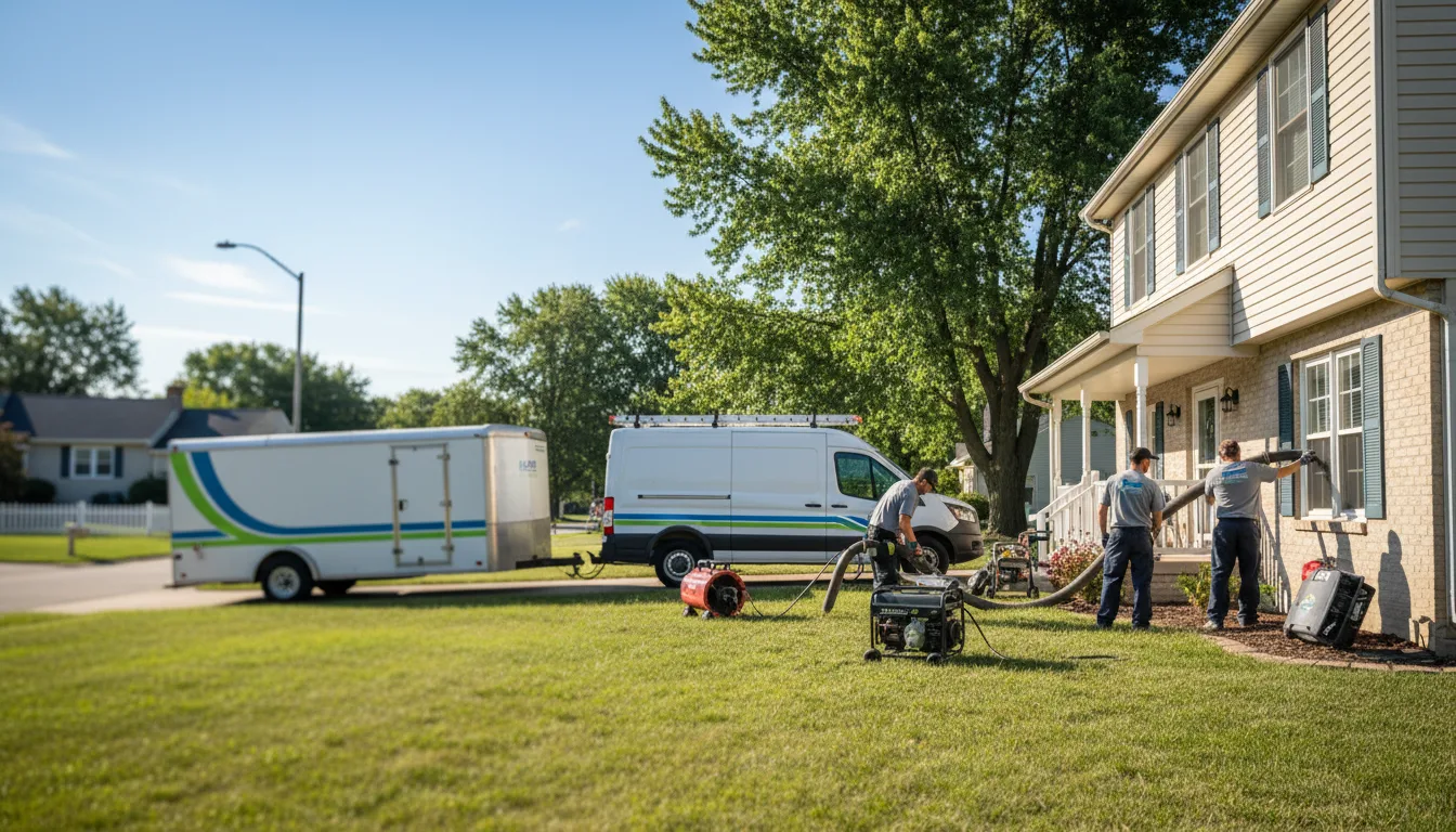 Flooded Basement Restoration And Cleanup With Repair in Haugen, WI near me
